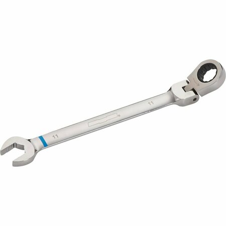 CHANNELLOCK Metric 11 mm 12-Point Ratcheting Flex-Head Wrench 321117